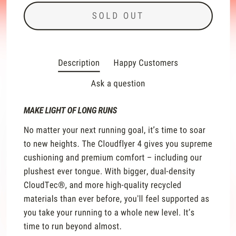 On Running Cloudflyer 4
Nimbus Cobble Tennis Shoes - Picture 12 of 15